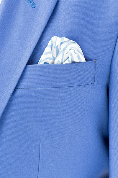 Henry Herbert Bright Blue Suit for Summer