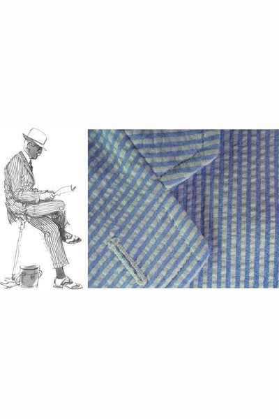Seersucker Suit by Henry Herbert Tailors